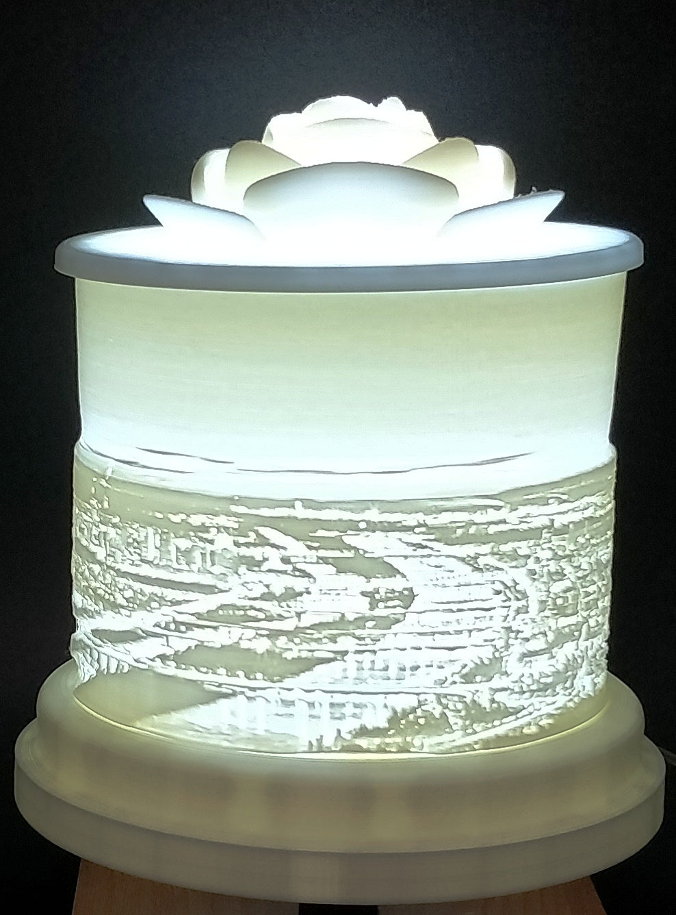 3D Kerzenlicht Panorama Stadt Wien